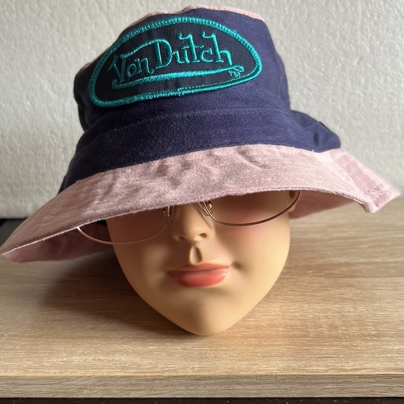 $10 or best offer - Von Dutch Embroidered Bucket Hat Kids 21" Circumference - Picture 3 of 10